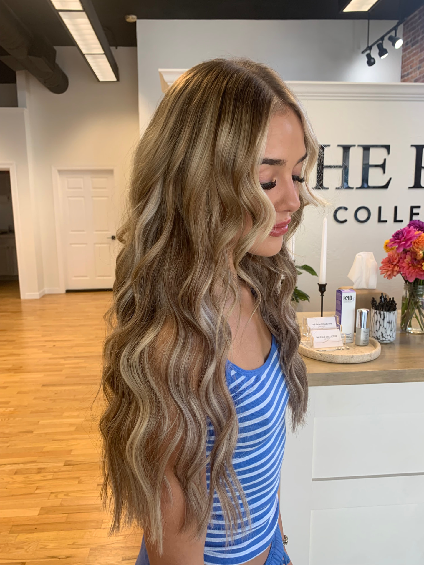 Dimensional Burnette hair example