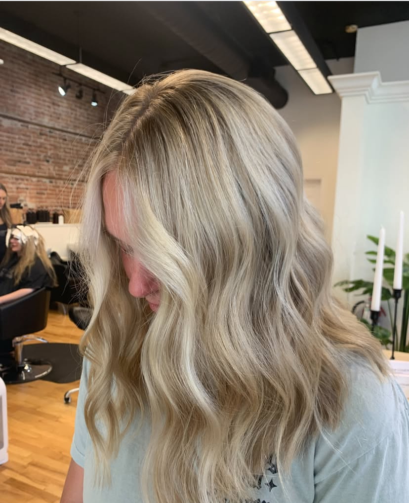 Custom Full Blonde hair example