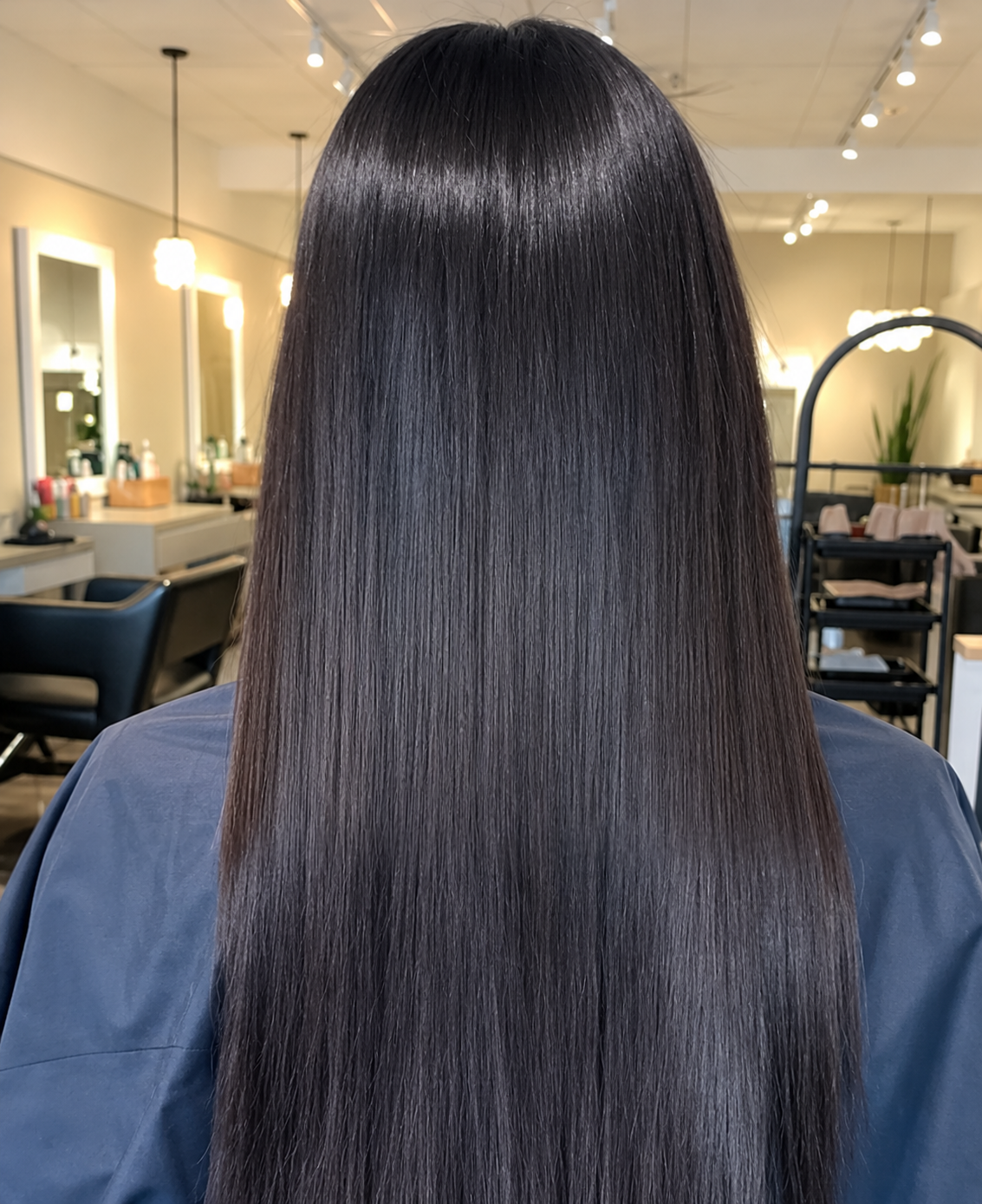 Sleek glossy keratin smoothing treatment by Emma Yook